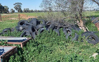 Farm Rubbish dump